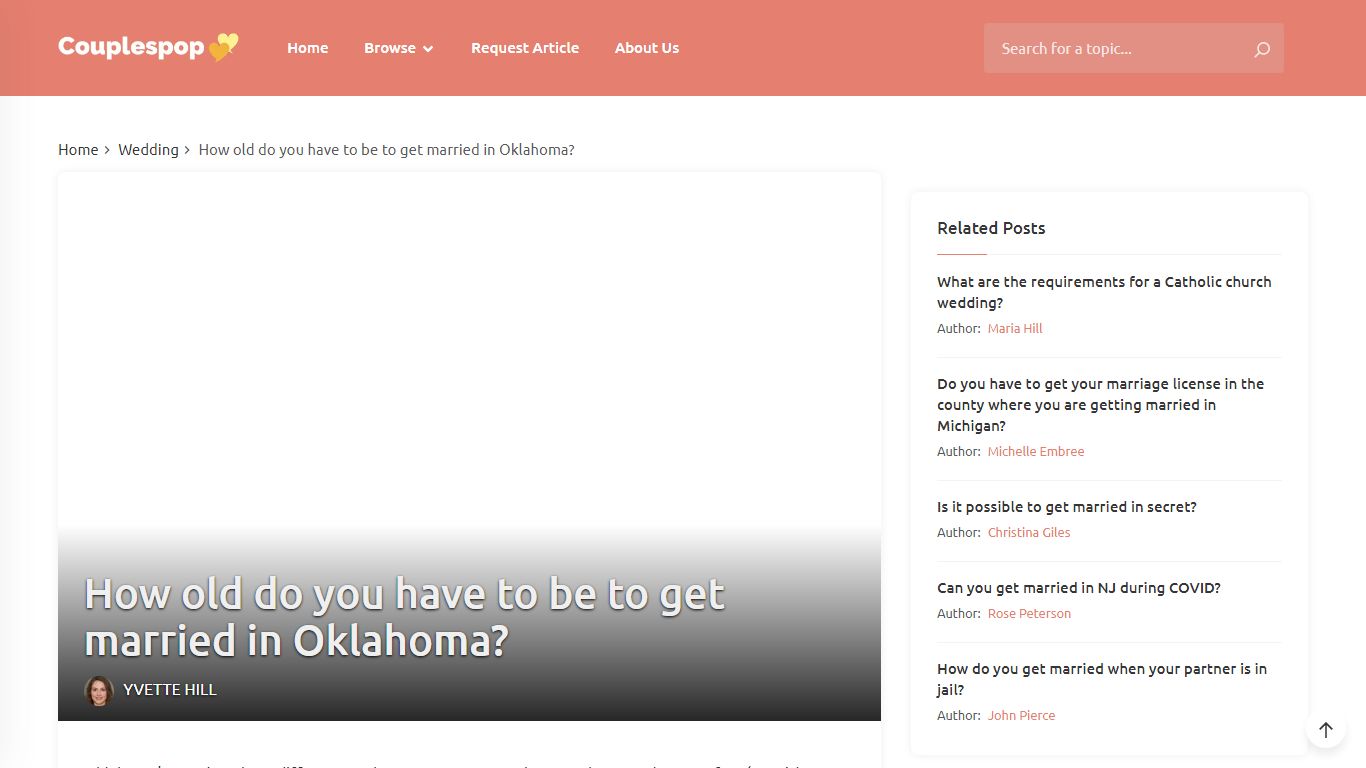 How old do you have to be to get married in Oklahoma?